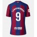 Barcelona Robert Lewandowski #9 Replika Hemma matchkläder 2023-24 Korta ärmar